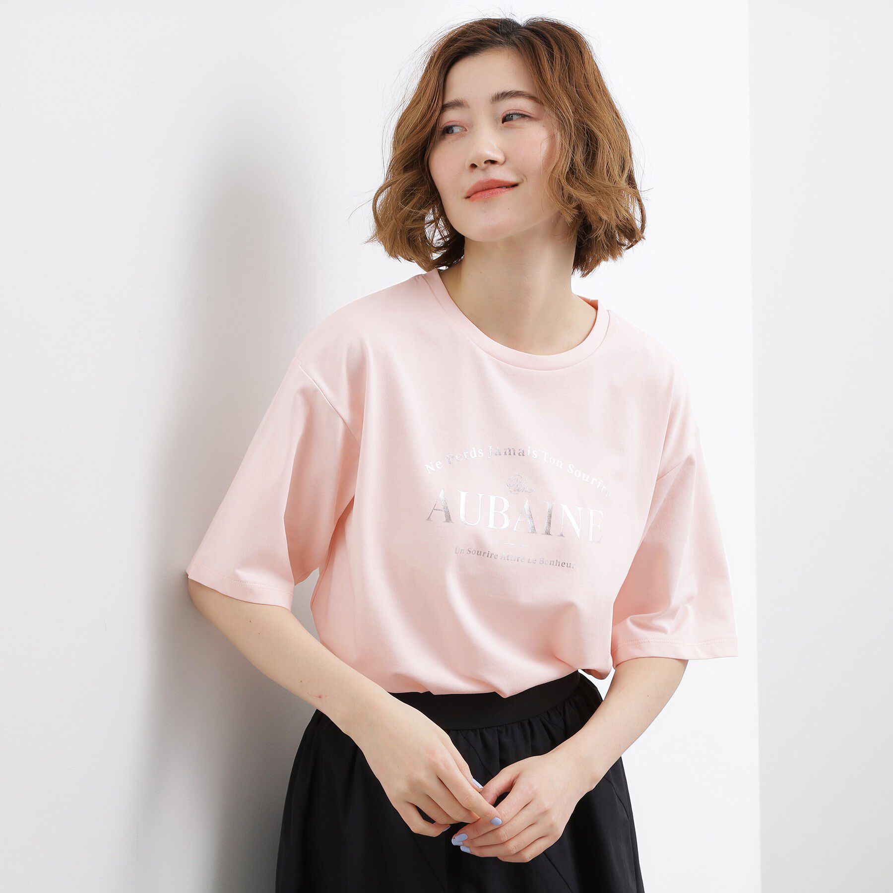 grove「【UVカット/接触冷感】プリントアソート5分袖Tシャツ」|Tシャツ・カットソー|