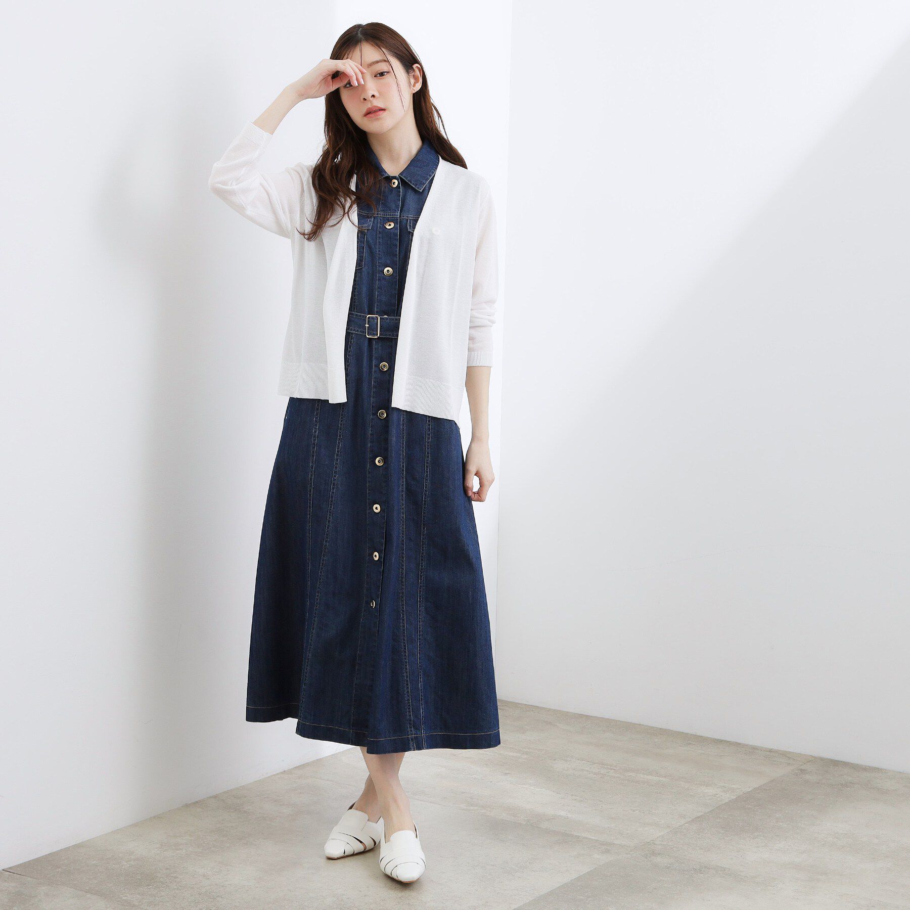 grove「高評価！【UVカット】ベーシックショートカーディガン」|カーディガン|