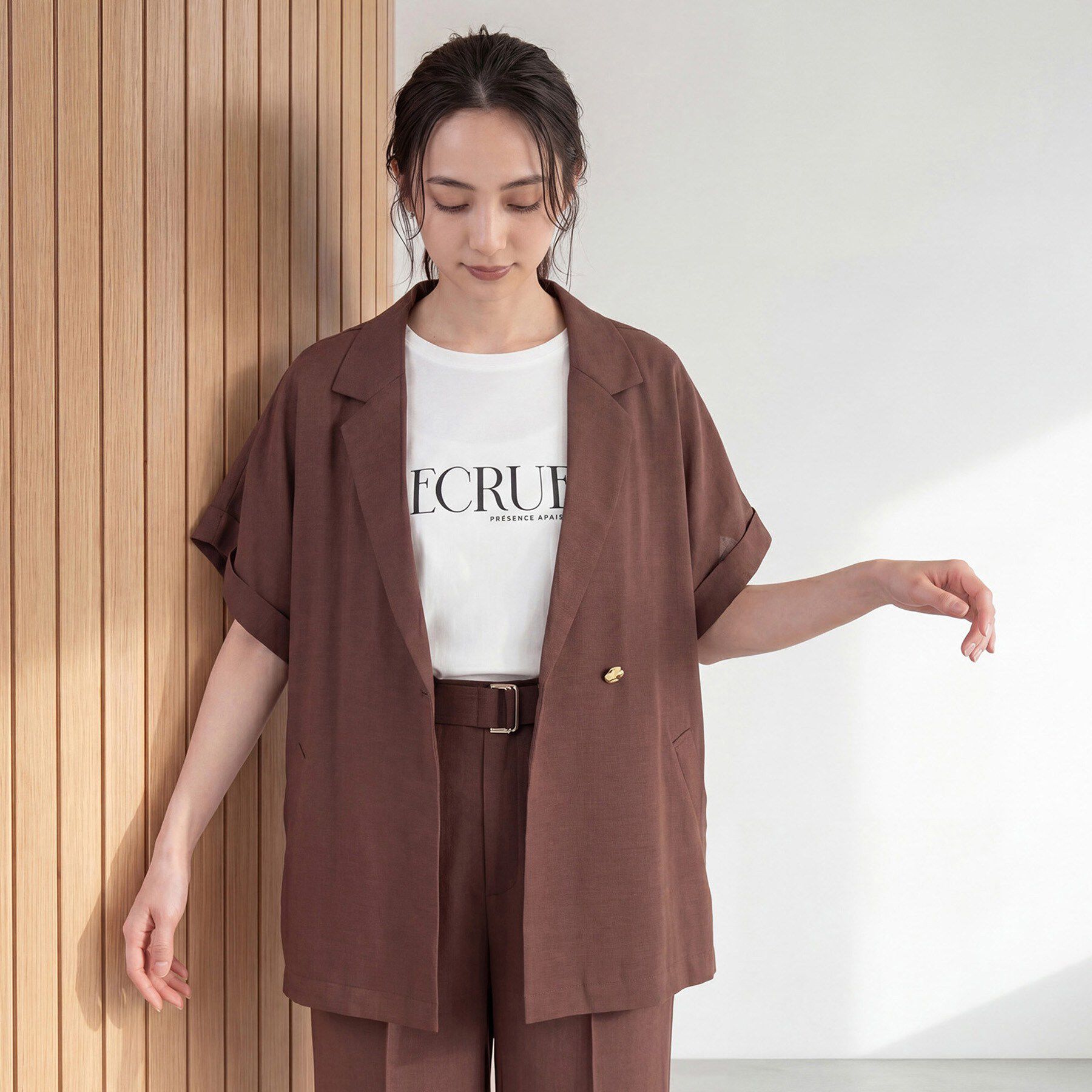 grove「【遮熱／吸水速乾／UVカット】ベーシックロゴTシャツ」|Tシャツ・カットソー|