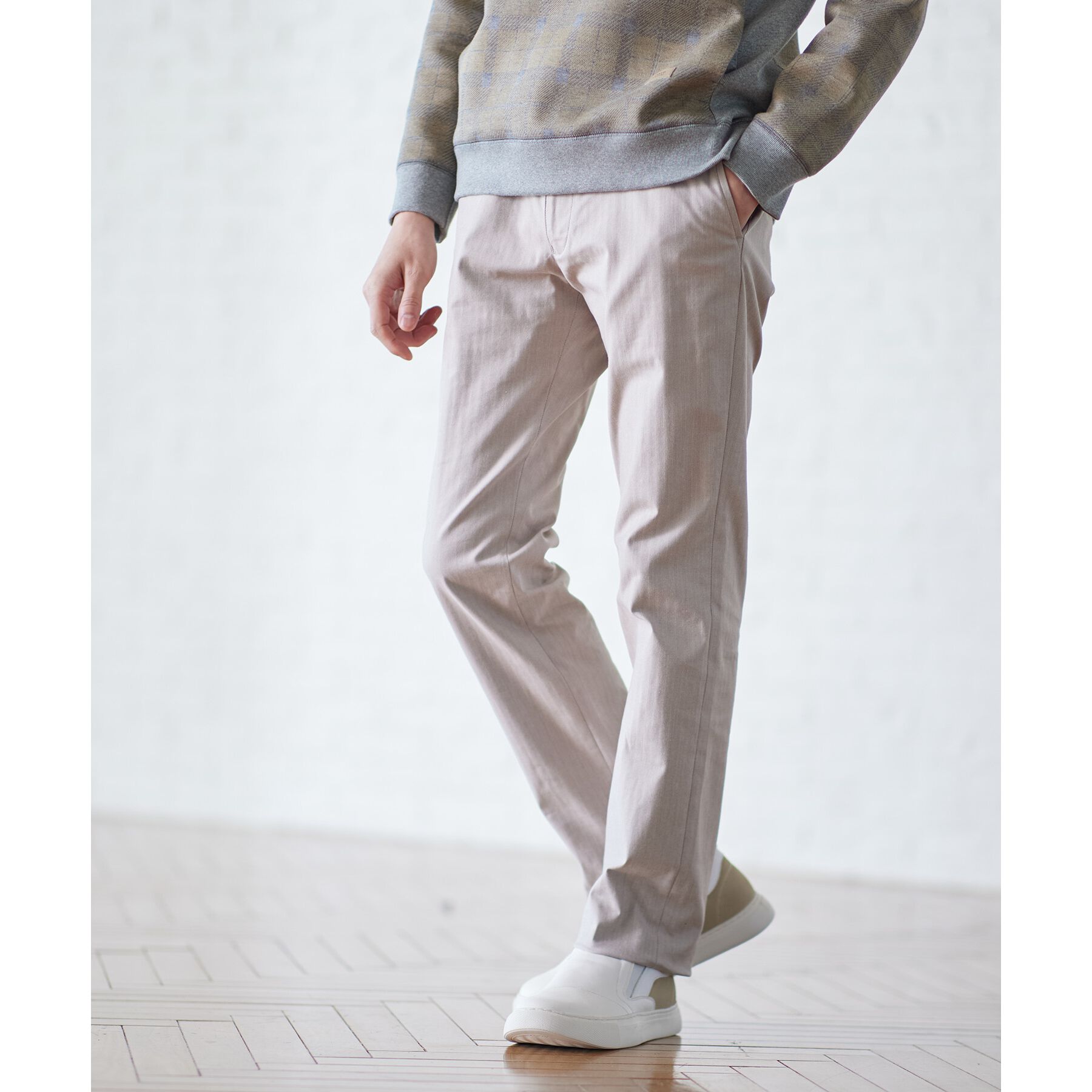 TAKEO KIKUCHI「【全7サイズ&times;8色展開！】トップマルチヘリンボン パンツ」|その他|