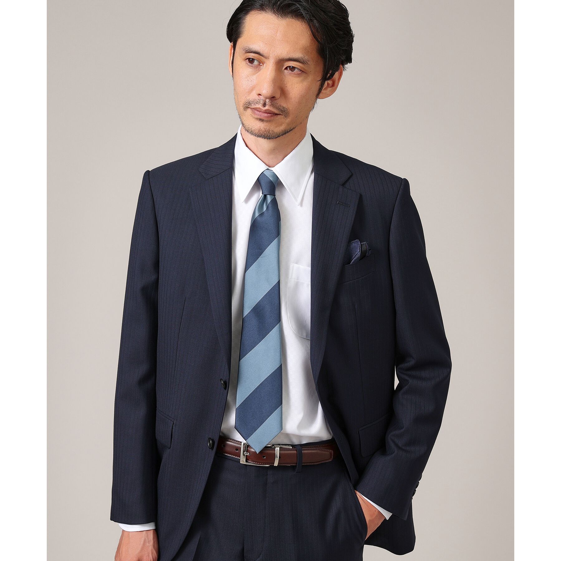 TAKEO KIKUCHI「【Made in JAPAN】市松紋 ドレスシャツ」|シャツ・ブラウス|