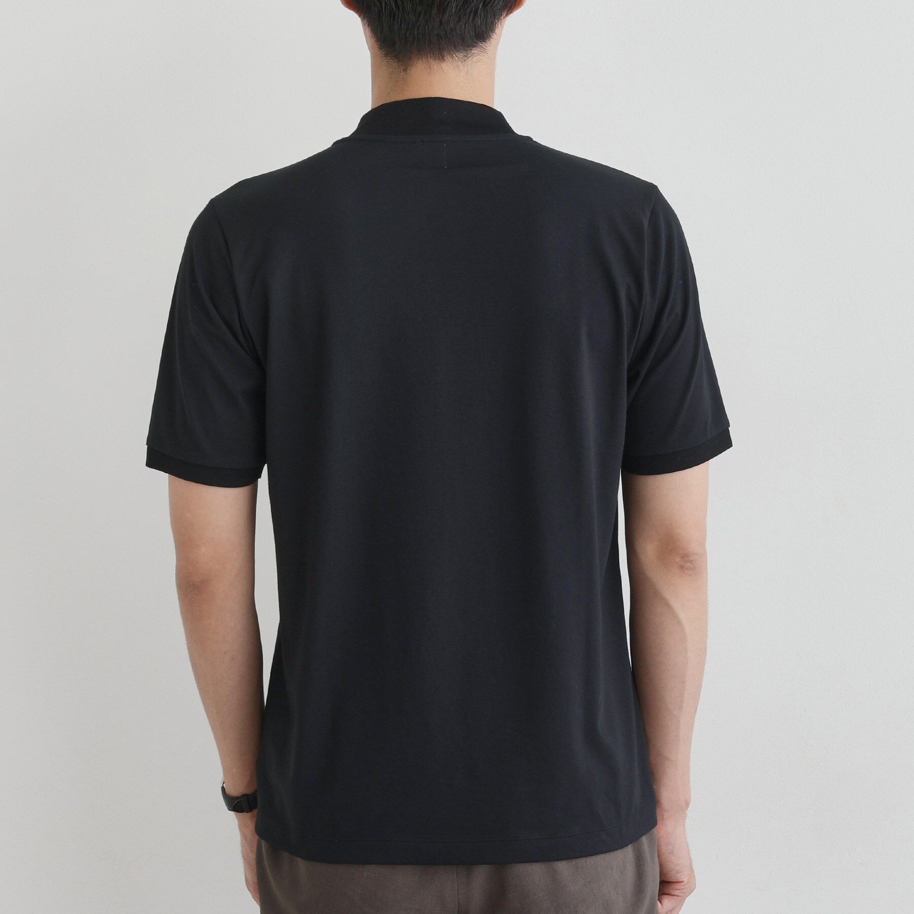 TAKEO KIKUCHI「【COOL CITY WEAR】インドライ天竺モックネック プルオーバー /吸汗速乾」|Tシャツ・カットソー|