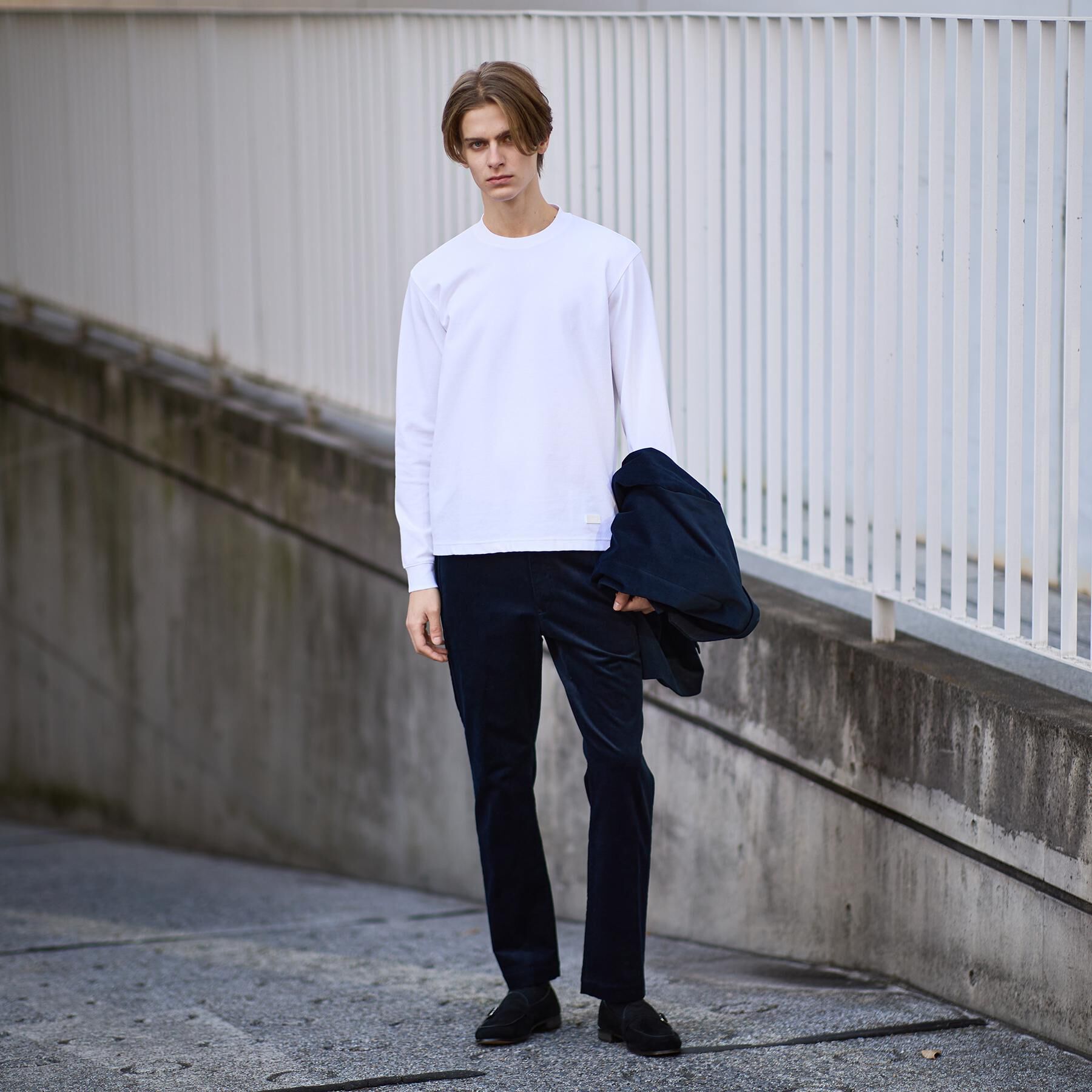 TAKEO KIKUCHI「ストレッチ テーラードＴシャツ」|Tシャツ・カットソー|
