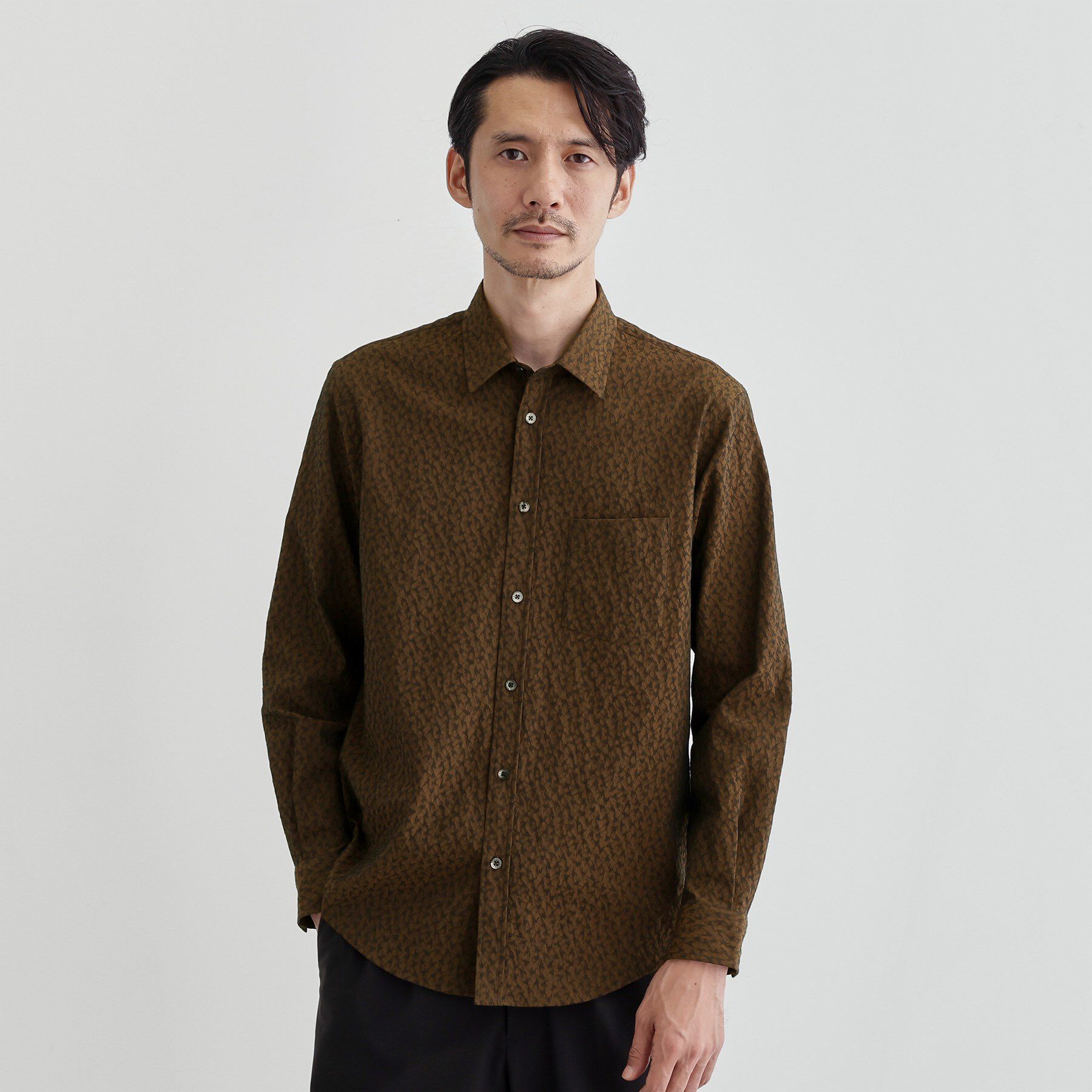 TAKEO KIKUCHI「【Made in JAPAN】播州織 ドビー千鳥シャツ」|シャツ・ブラウス|