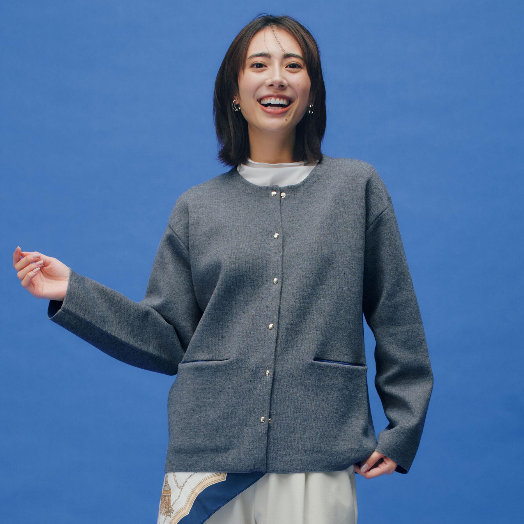 OPAQUE.CLIP「シアーハイネックトップス【洗濯機OK】」|Tシャツ・カットソー|