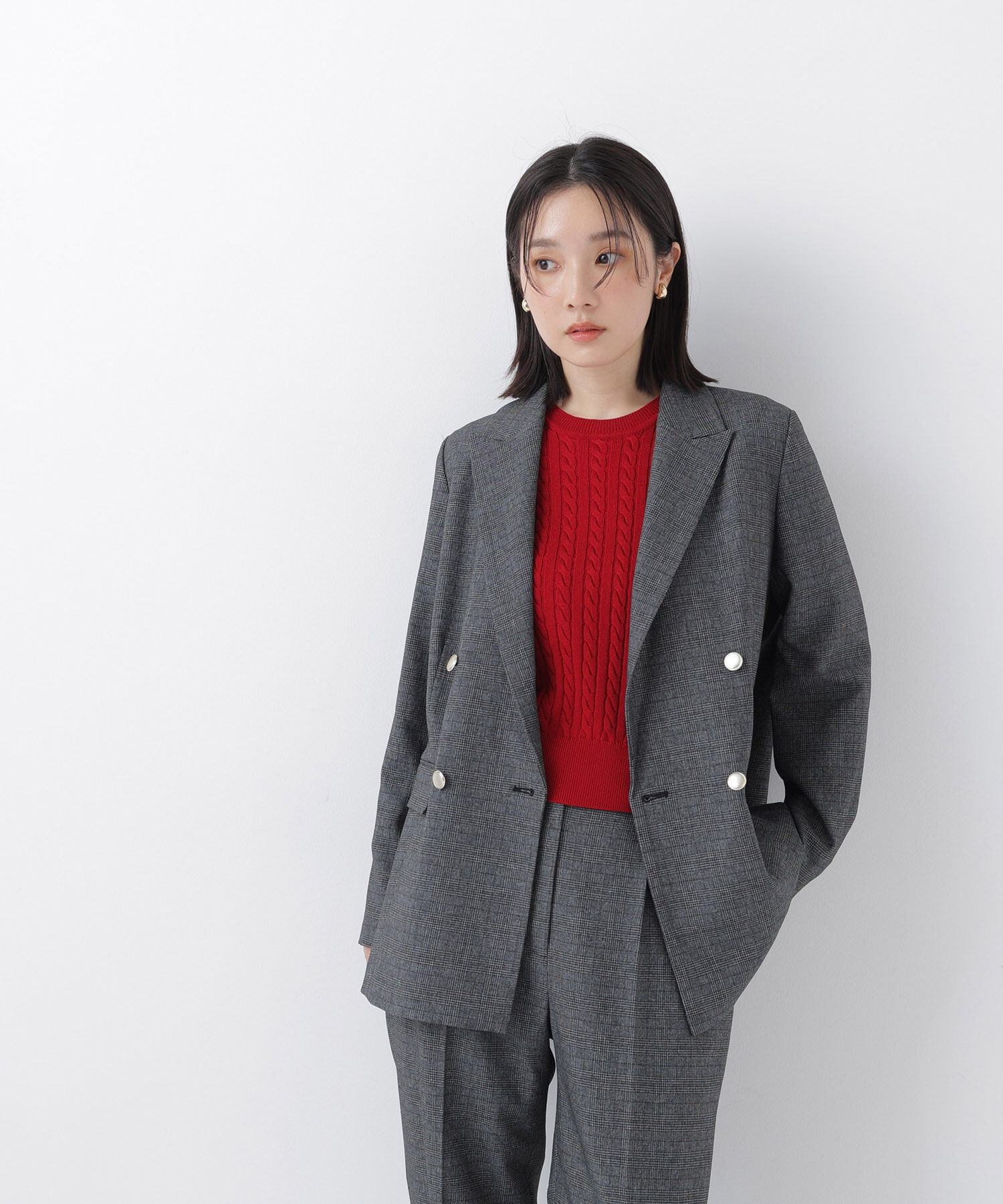  「ダブルブレスト SETUP ジャケット 26AW」|ブルゾン・スタジャン|