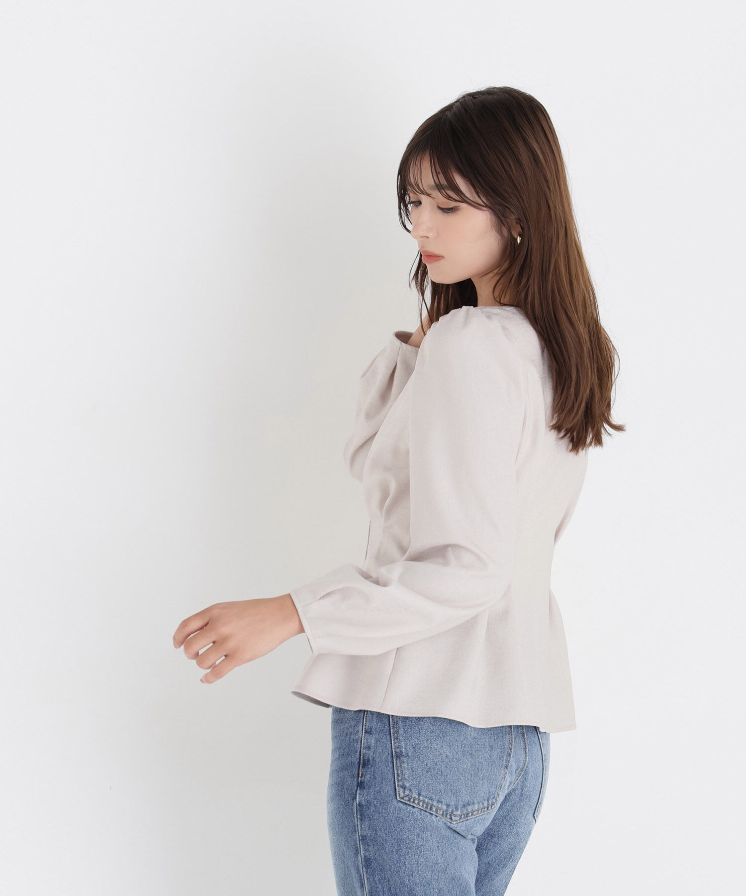  「＜ちょうど、いい服＞きゅっと、メリハリ仕掛けトップス 26AW」|シャツ・ブラウス|