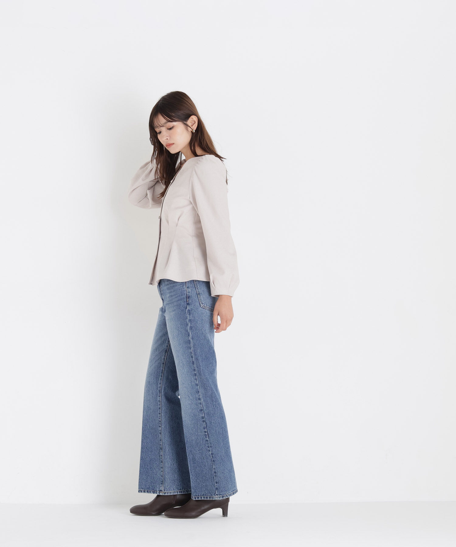  「＜ちょうど、いい服＞きゅっと、メリハリ仕掛けトップス 26AW」|シャツ・ブラウス|