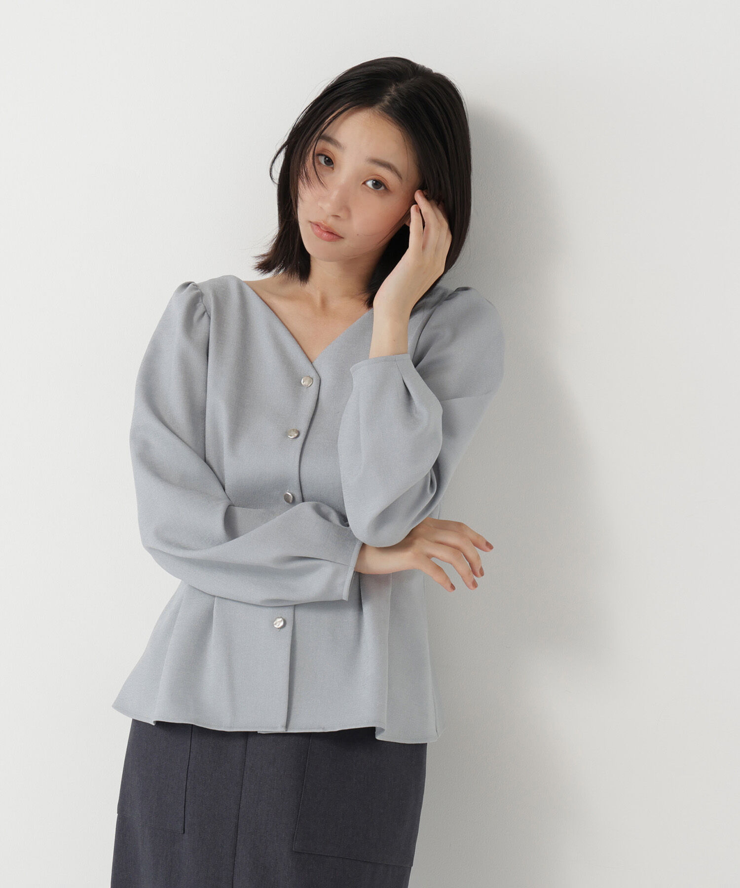  「＜ちょうど、いい服＞きゅっと、メリハリ仕掛けトップス 26AW」|シャツ・ブラウス|