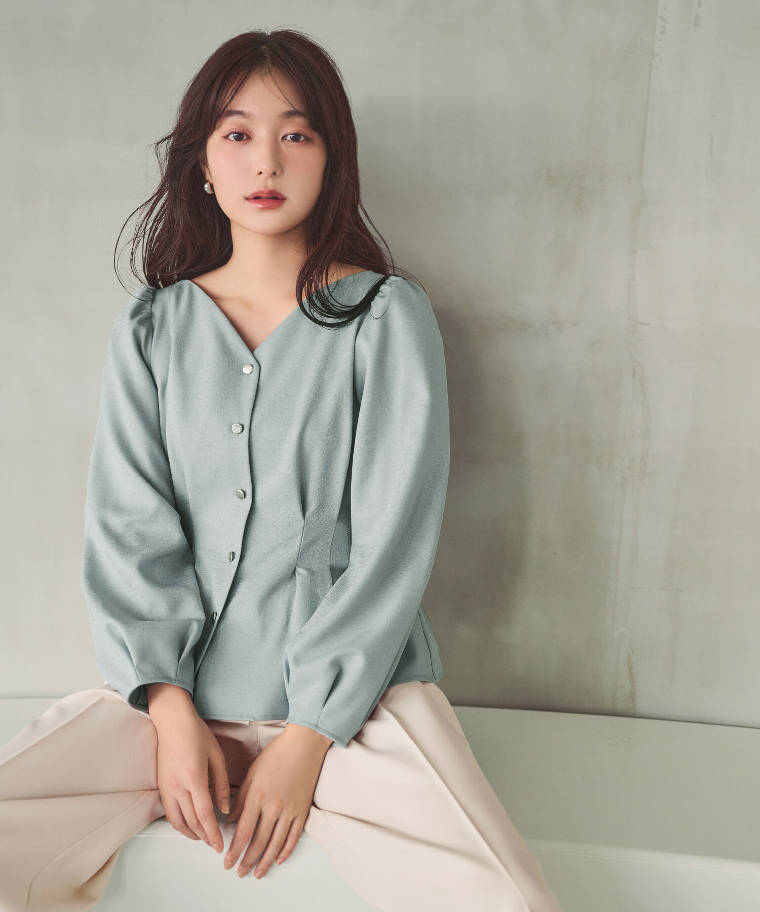  「＜ちょうど、いい服＞きゅっと、メリハリ仕掛けトップス 26AW」|シャツ・ブラウス|