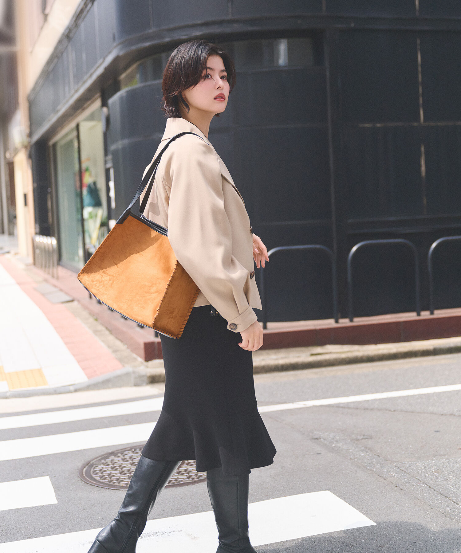  「<ちょうど､いい服>｢おはよう｣から｢おつかれさま｣まで｡ 毎日ﾊｰﾌ 」|ブルゾン・スタジャン|