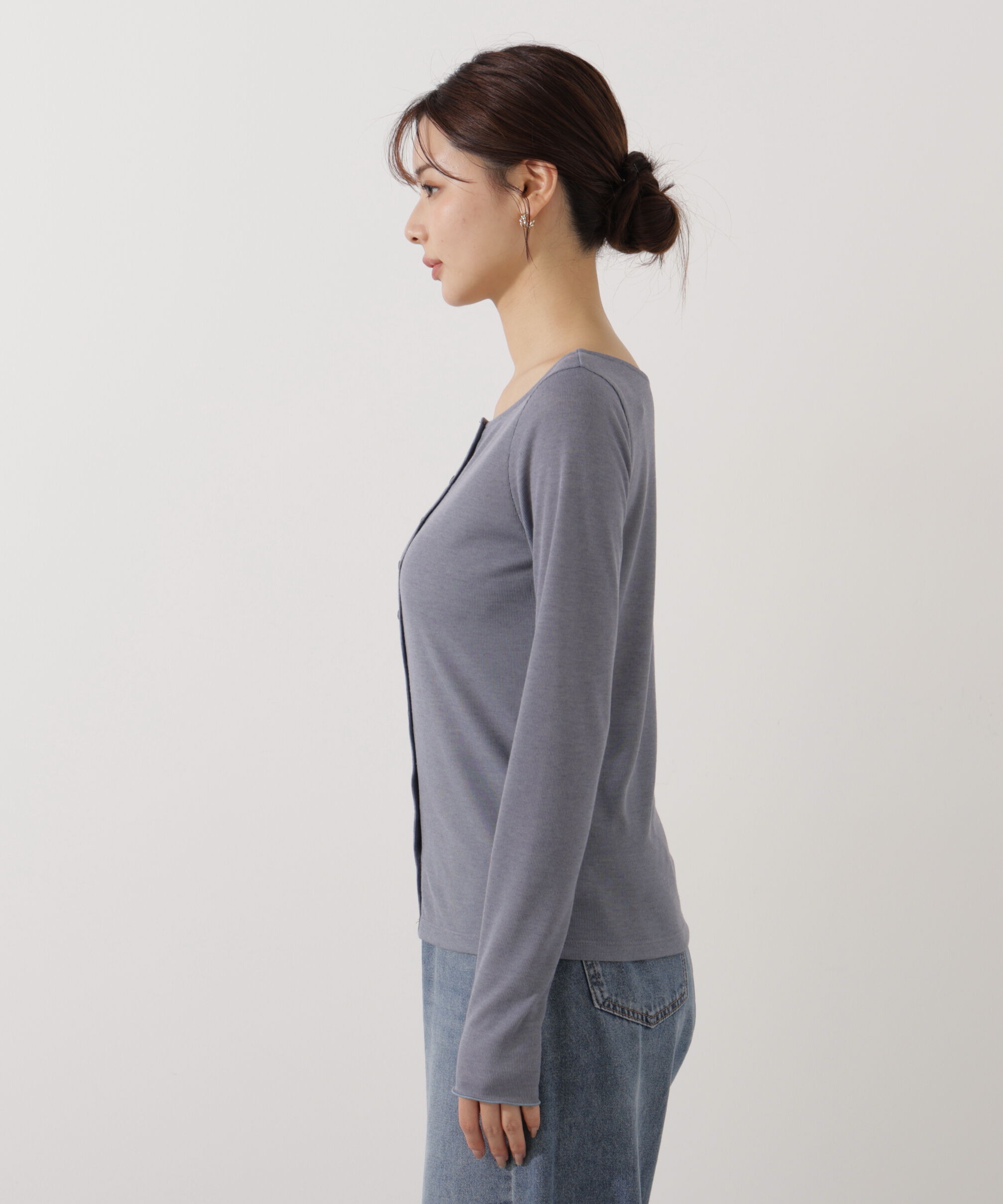 PROPORTION BODY DRESSING「〈a/mie〉シアーカットソー　26SS」|Tシャツ・カットソー|