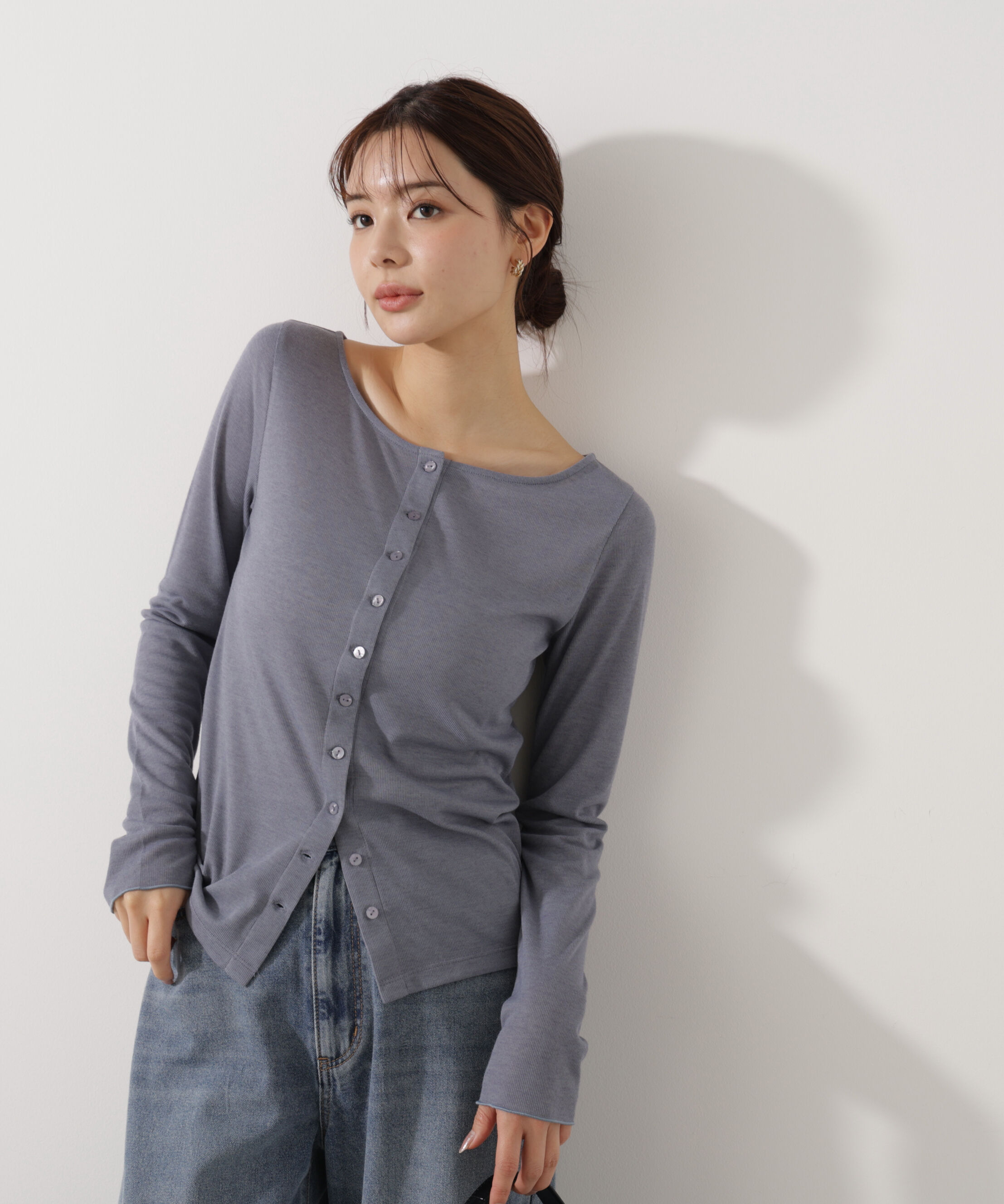 PROPORTION BODY DRESSING「〈a/mie〉シアーカットソー　26SS」|Tシャツ・カットソー|