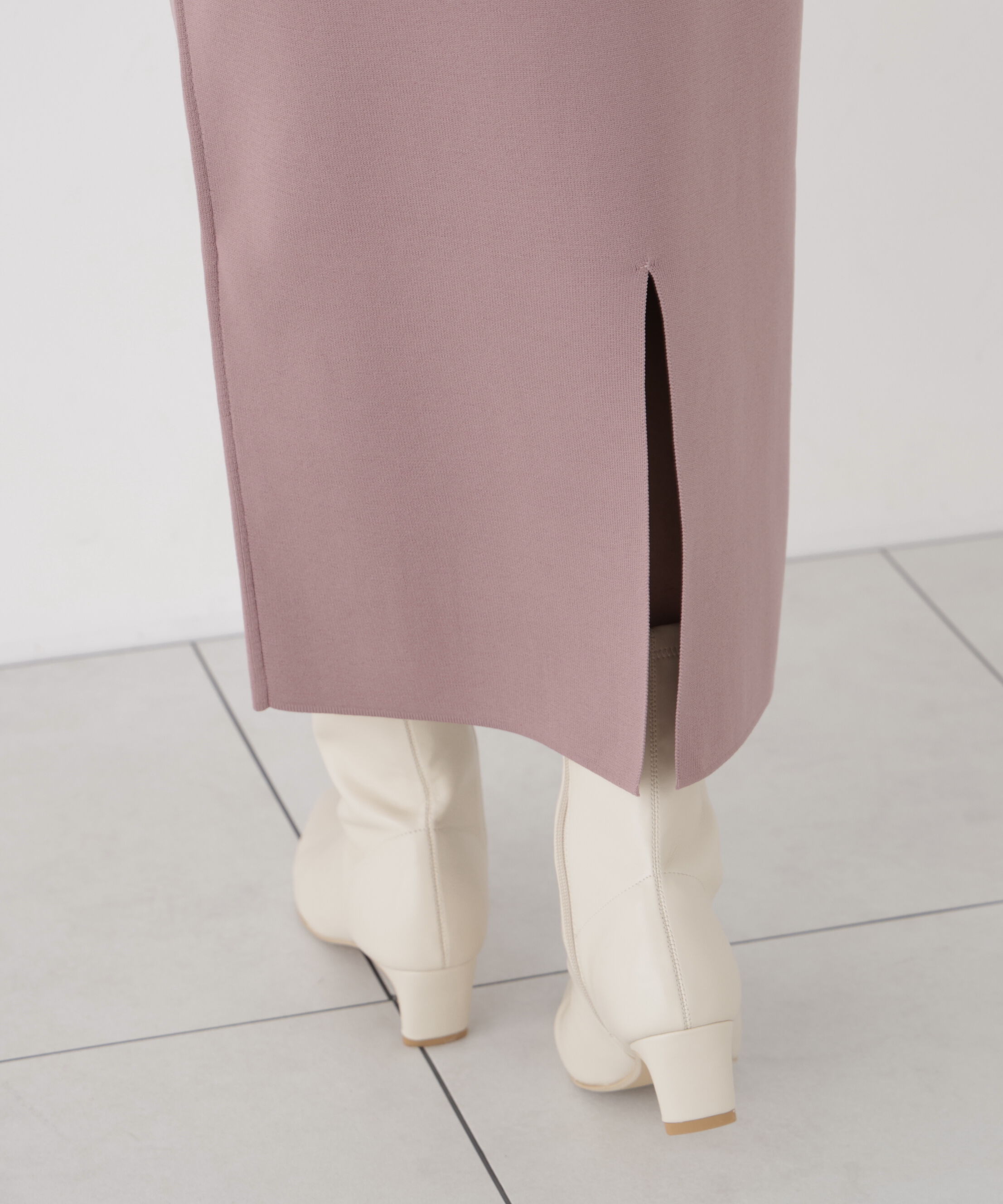 PROPORTION BODY DRESSING「変形ペプラムニットセットアップ 26AW」|ワンピース|