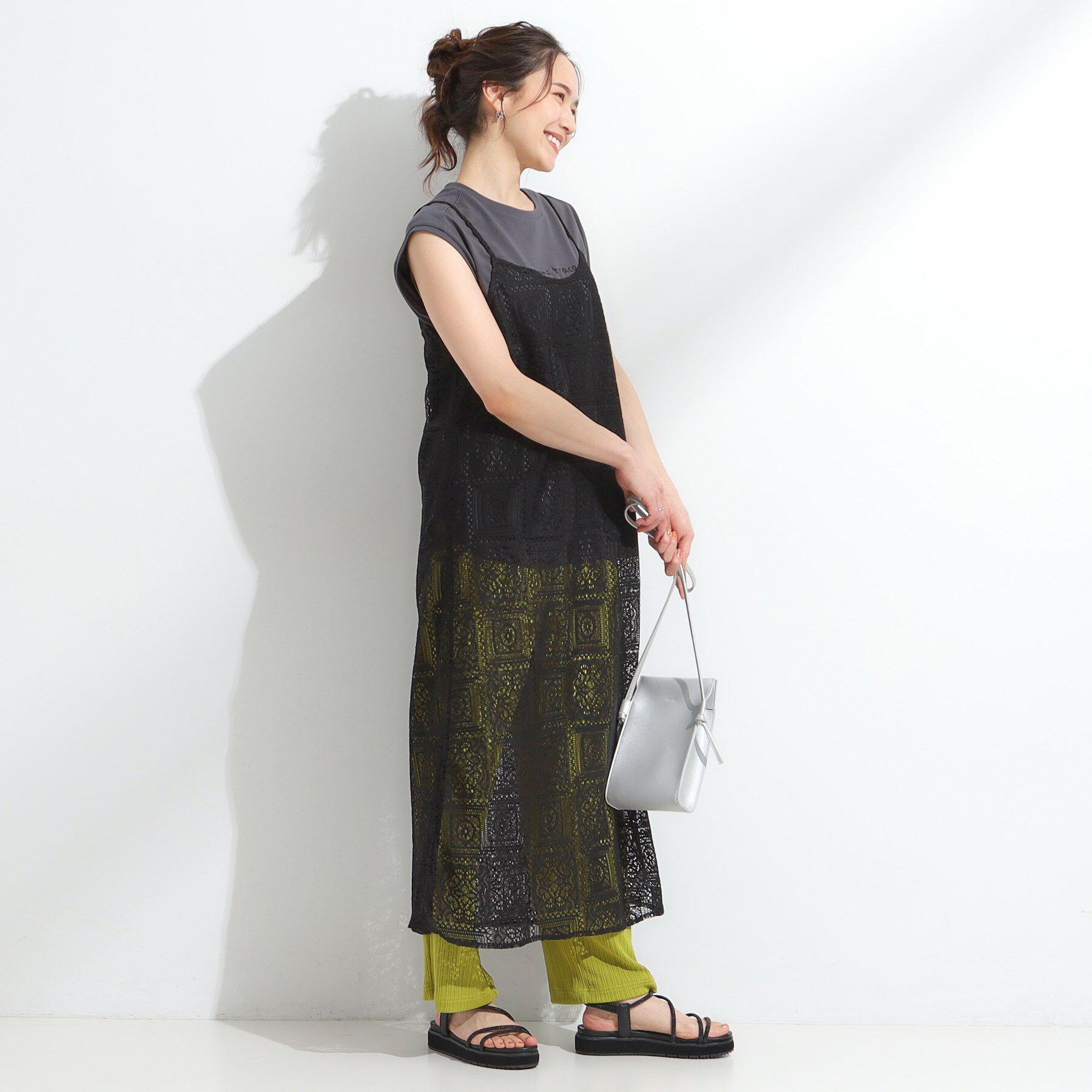 SHOO･LA･RUE「【S-LL】レースキャミワンピース」|ワンピース|