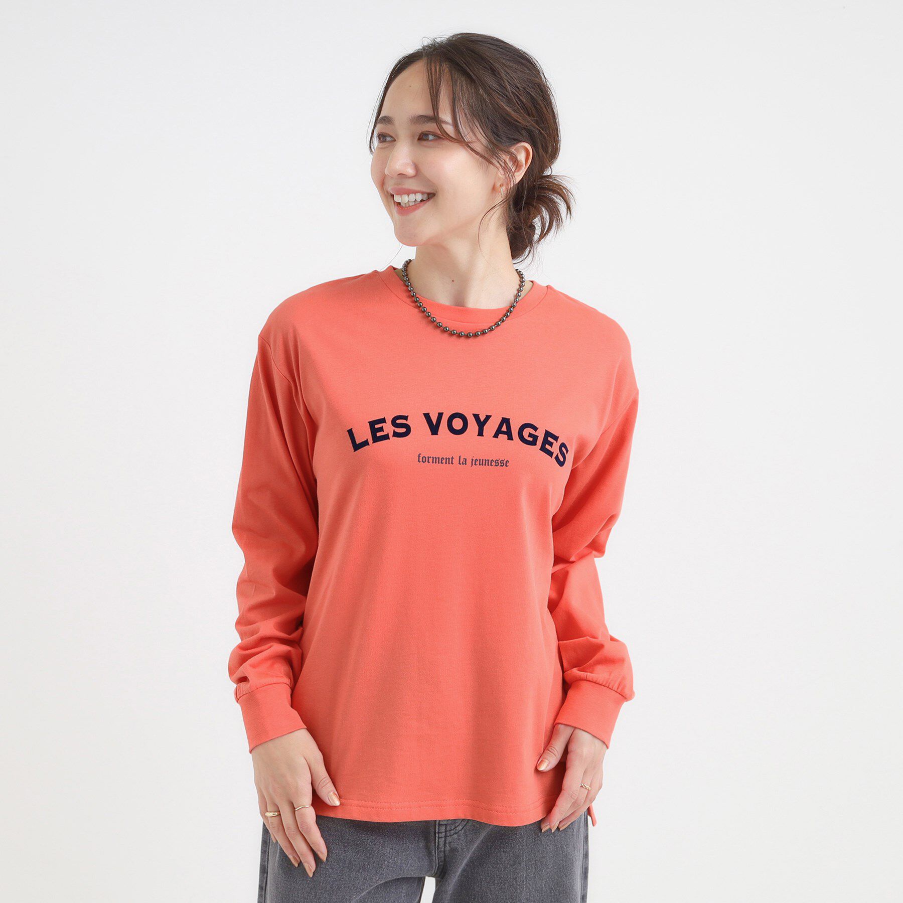 SHOO･LA･RUE「グラフィックアソート ベーシックロンT」|Tシャツ・カットソー|