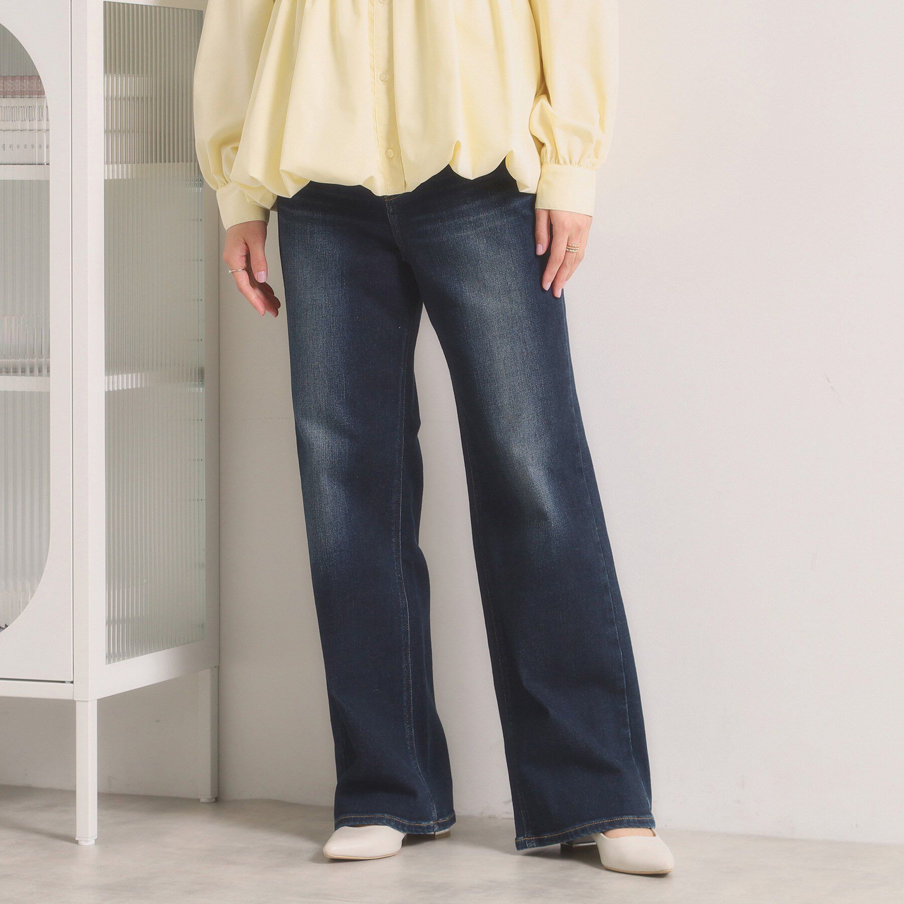 ITS&rsquo;DEMO「EDWIN C17 BASIC WIDE」|デニム|ネイビー(094)