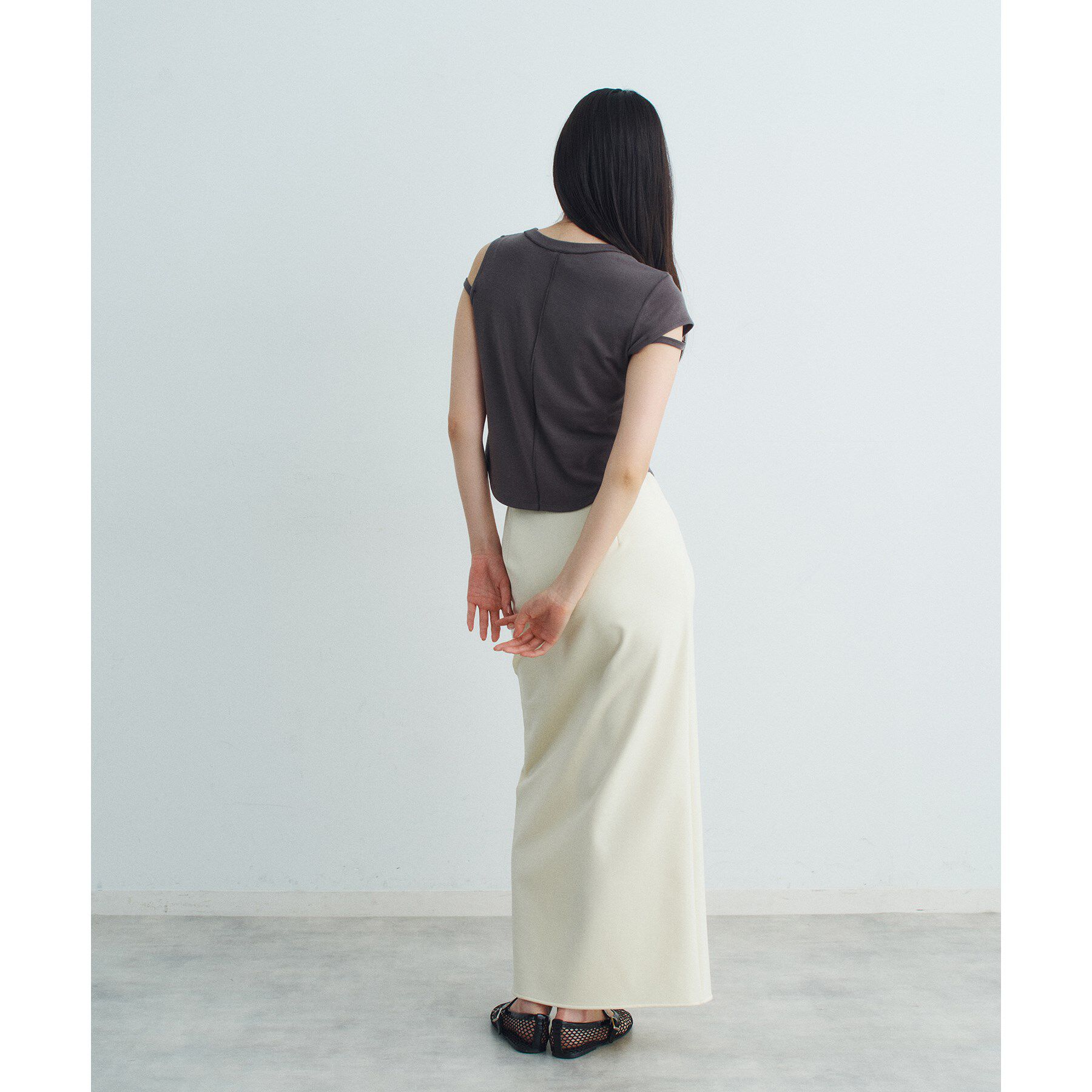 CODE A「slit jersey skirt」|スカート|