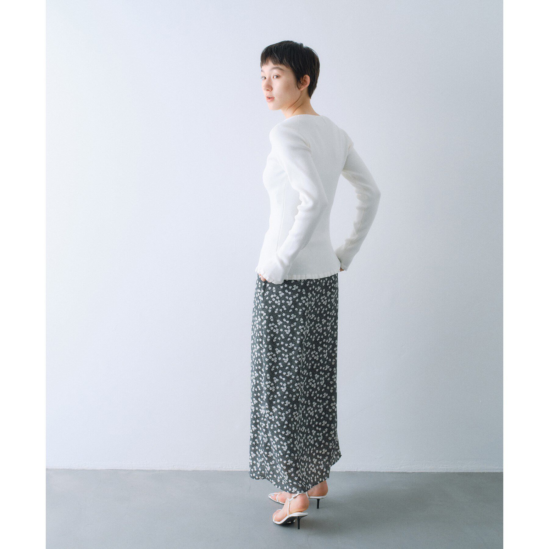 CODE A「metal buttons knit cardigan」|カーディガン|