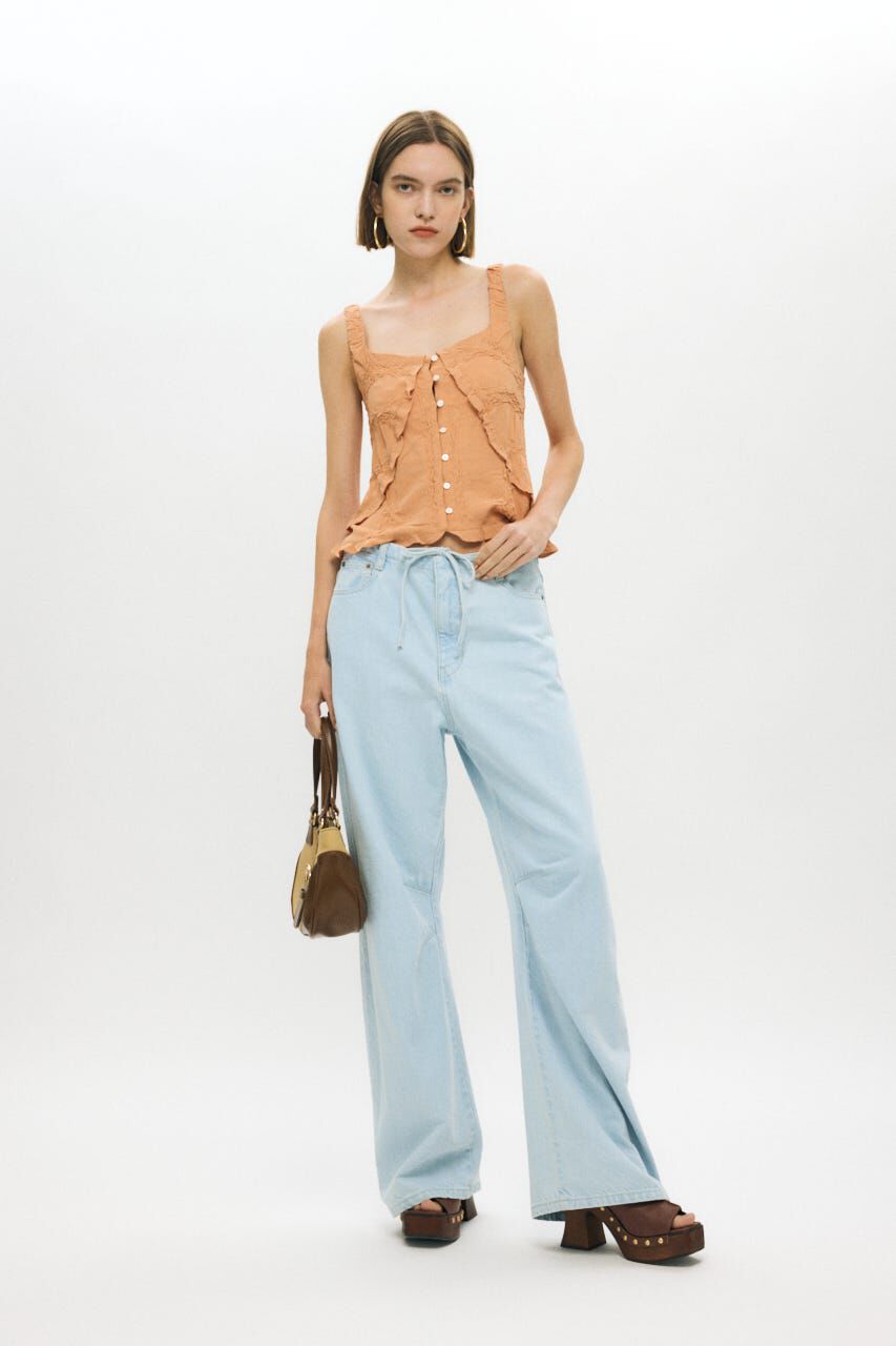 MOUSSY「EASY WAIST LIGHT ストレートデニム」|デニム|