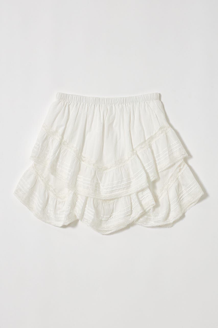 MOUSSY「DRAPE LACE MINI スカート」|スカート|