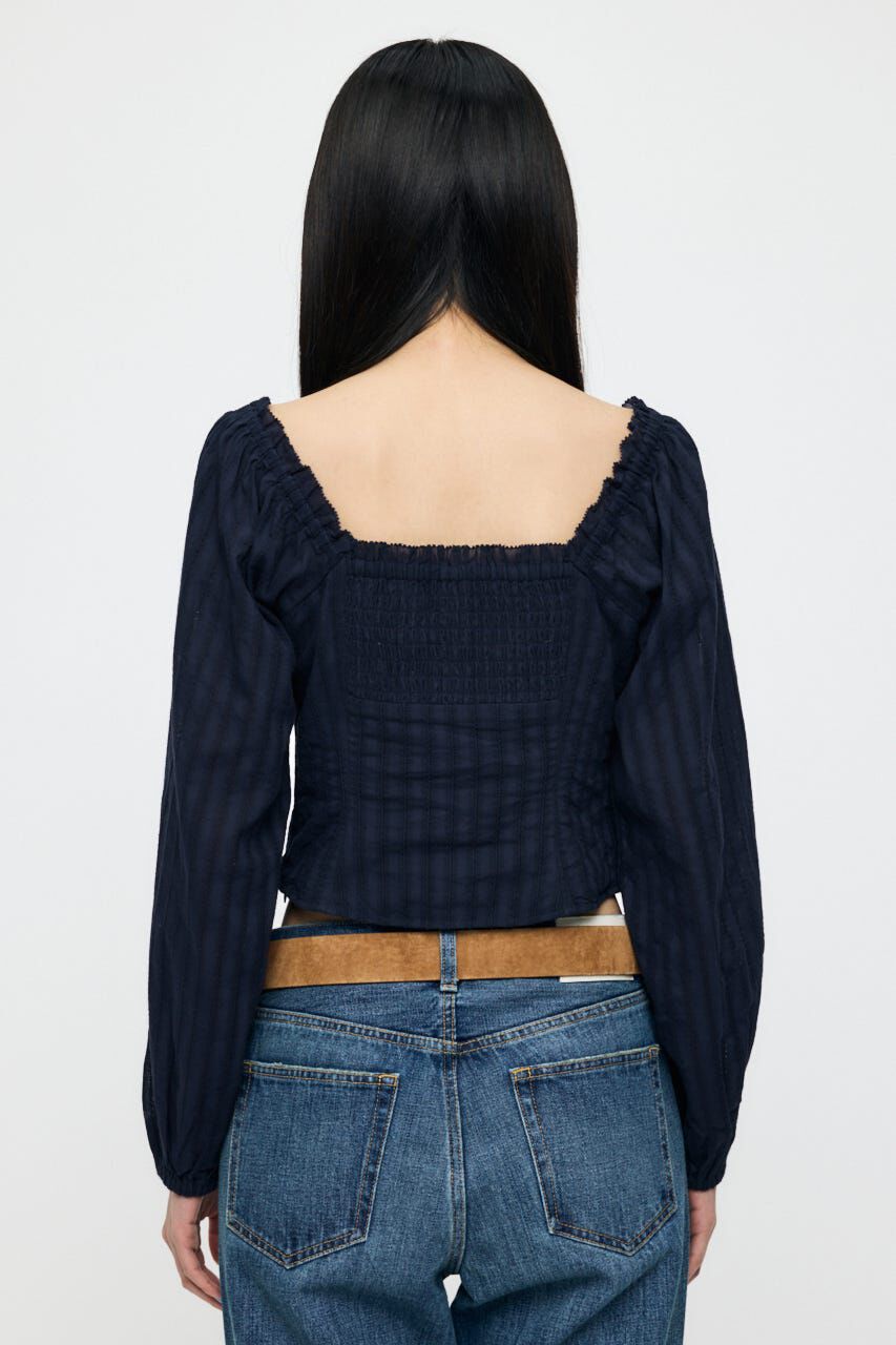 MOUSSY「LACE TRIMMED CORSET ブラウス」|シャツ・ブラウス|