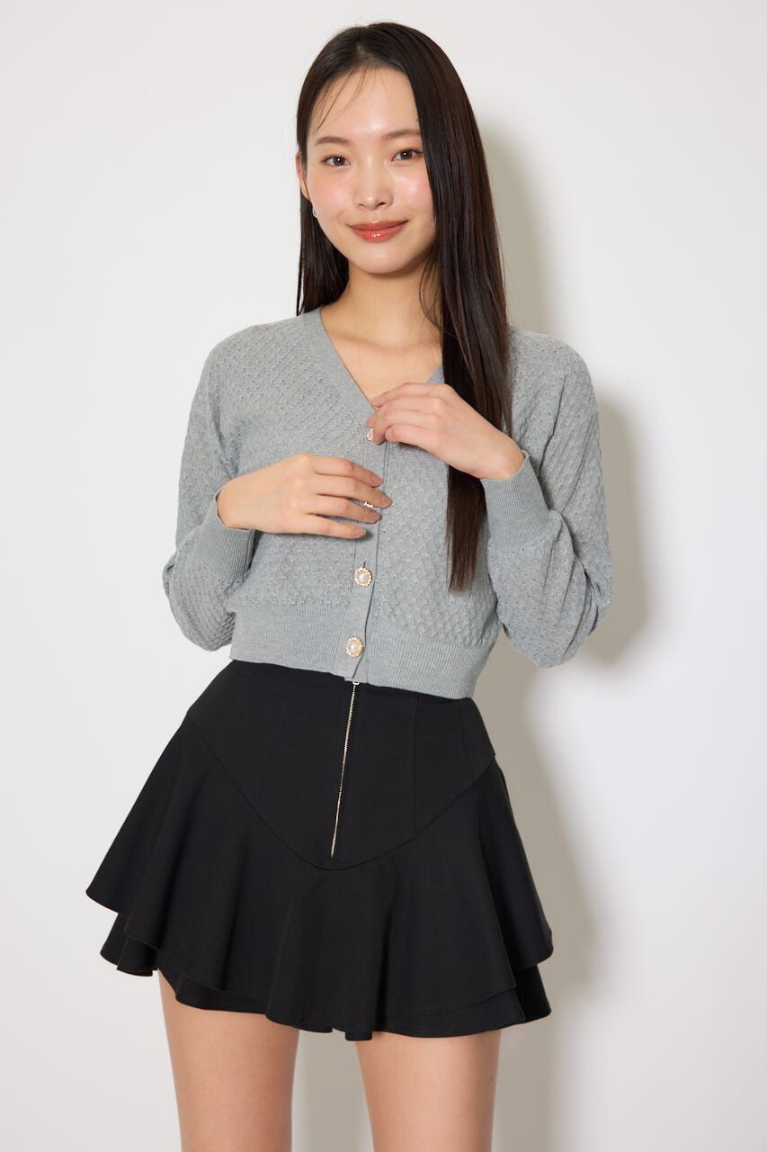 rienda「レイヤードヘムコルセットスコートショートパンツ」|その他|