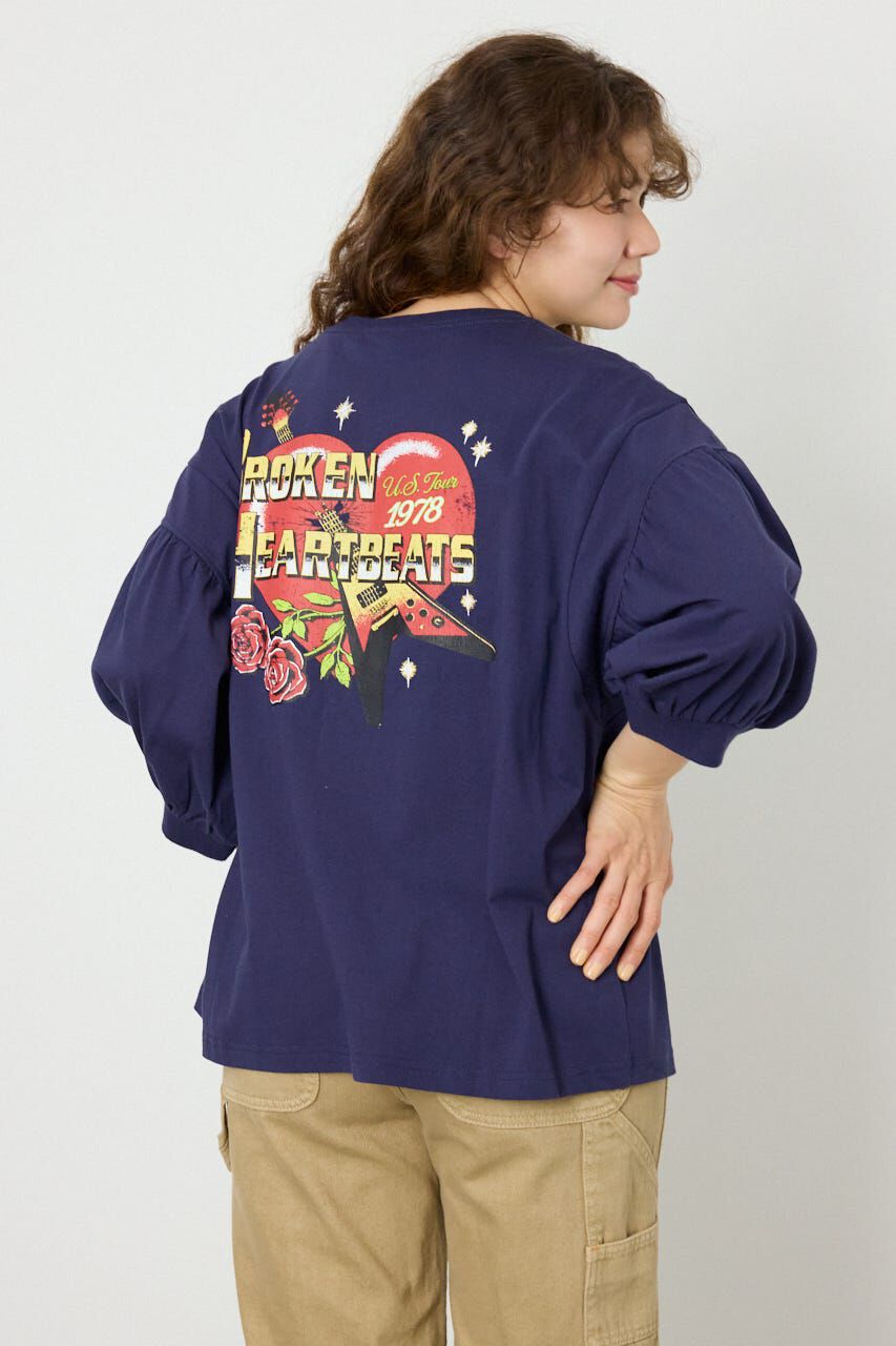 RODEO CROWNS「Various バルーンスリーブTシャツ」|Tシャツ・カットソー|NVY