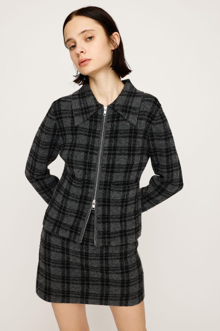 SLY「F／FUR COLLAR KNIT トップス」|その他|