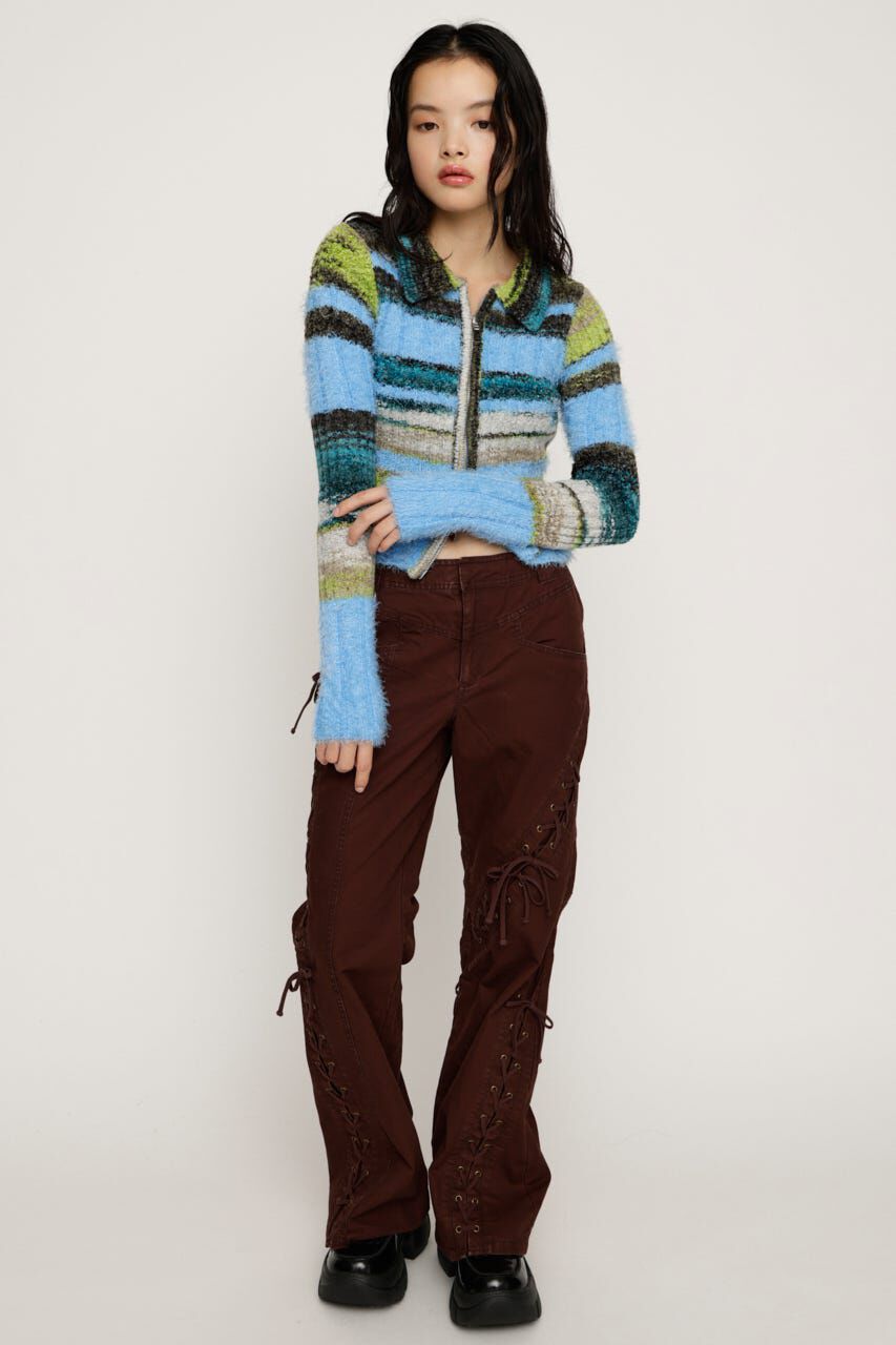 SLY「LACE UP MANNISH パンツ」|その他|