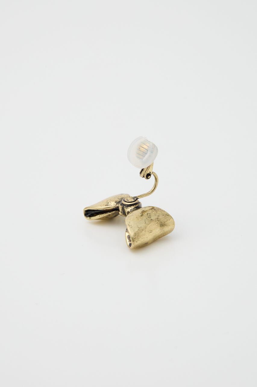 SLY「BOLD RIBBON イヤリング」|ピアス|