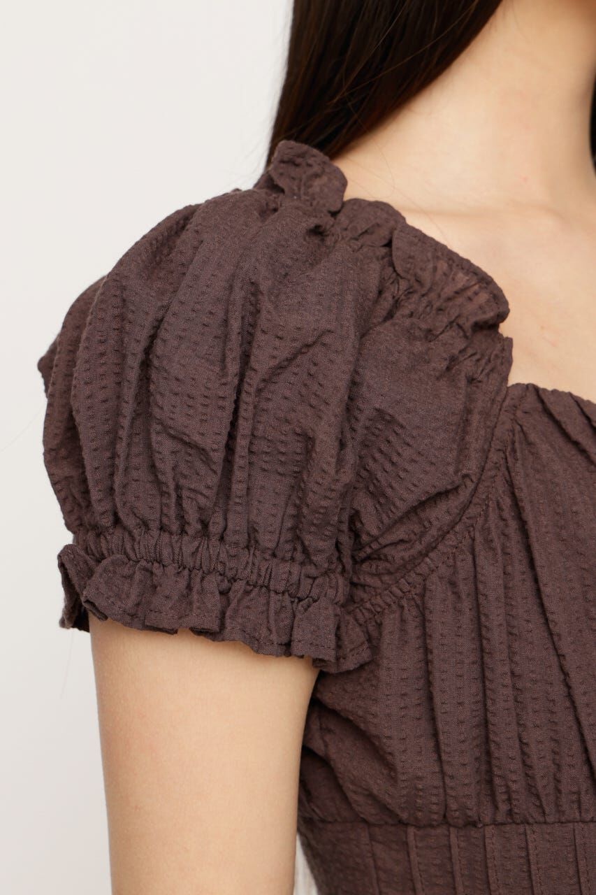 SLY「GATHER RIBBON ショートワンピース」|ワンピース|