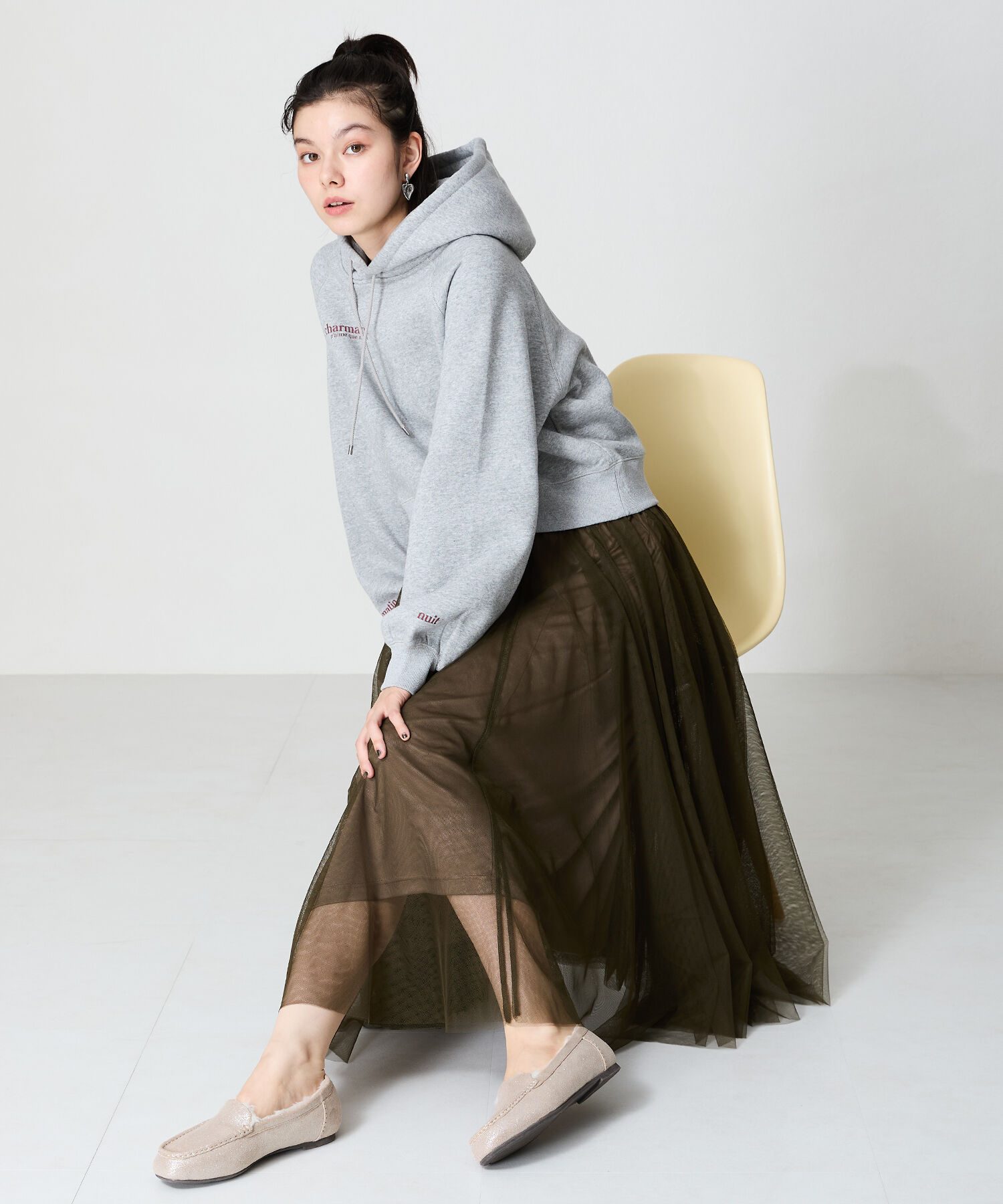 WA Oriental TRaffic「【累計5万足突破】 もこもこ ムートンシューズ /12311 モカシン フェイク ファー 再入荷 フラット」|パンプス|