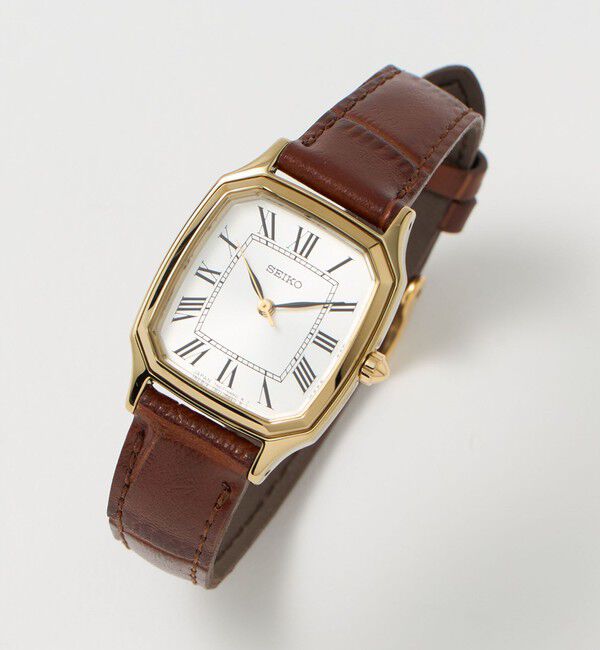 UNITED ARROWS「【別注】＜SEIKO＞スクエア レザー 腕時計2」|腕時計|