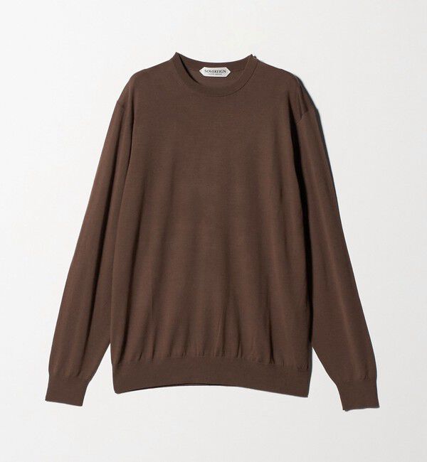 UNITED ARROWS「＜SOVEREIGN＞ハイゲージ クルーネックニット」|ニット・セーター|