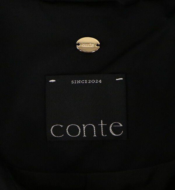 conte「＜conte＞フーデッド ショートコート」|ブルゾン・スタジャン|