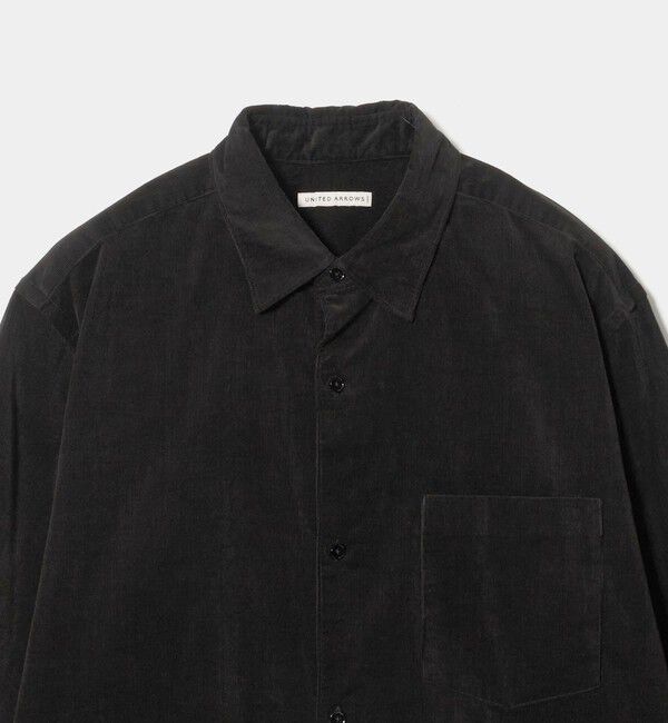 UNITED ARROWS「コーデュロイ レギュラーカラー シャツ」|シャツ・ブラウス|