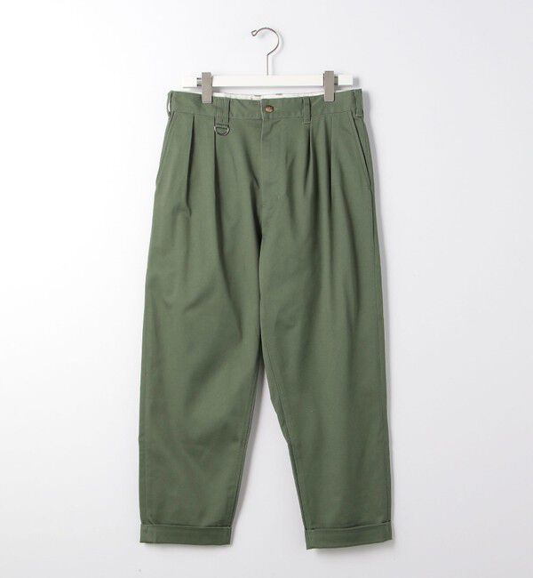 UNITED ARROWS green label relaxing「【別注】【WEB限定】＜3/2 WORKS＞GLR 2プリーツ チノパンツ」|チノ|
