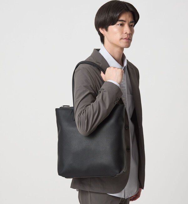 UNITED ARROWS green label relaxing「【WEB限定】GLR レザーライク ファンクショナル トートバッグ」|トートバッグ|