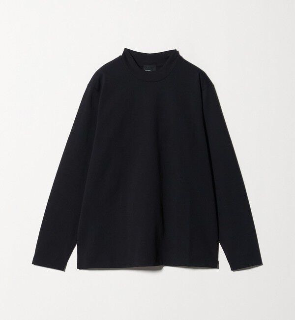 UNITED ARROWS green label relaxing「【WEB限定】JUST fit クリーン カノコ モックネック 長袖 Tシャツ -抗菌-」|Tシャツ・カットソー|