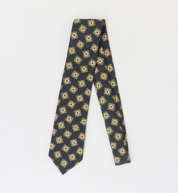 UNITED ARROWS green label relaxing「＜Luisa Esposito＞8.0cm スタンプ コモン1 ネクタイ」|ネクタイ・蝶ネクタイ|NAVY