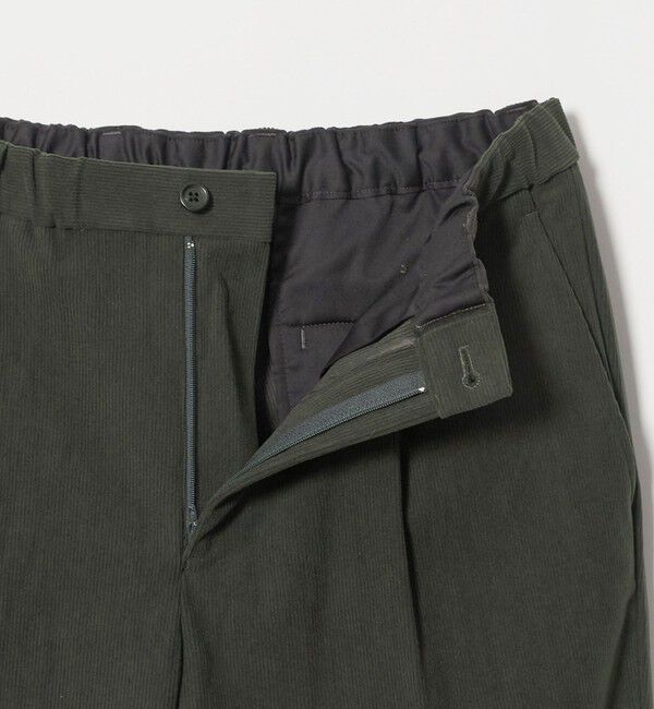 UNITED ARROWS green label relaxing「【WEB限定】JUST fit コーデュロイ 1プリーツ イージーパンツ」|チノ|