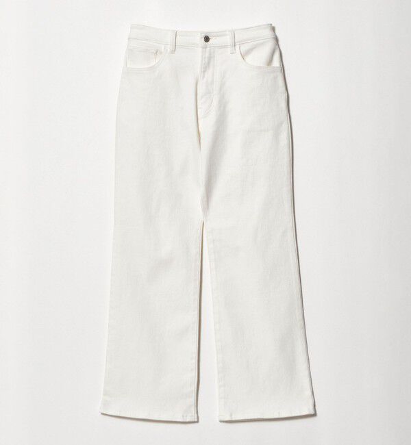 UNITED ARROWS green label relaxing「［size SHORT/TALLあり］＜EDWINコラボ＞セミフレア デニムパンツ オフホワイト」|デニム|