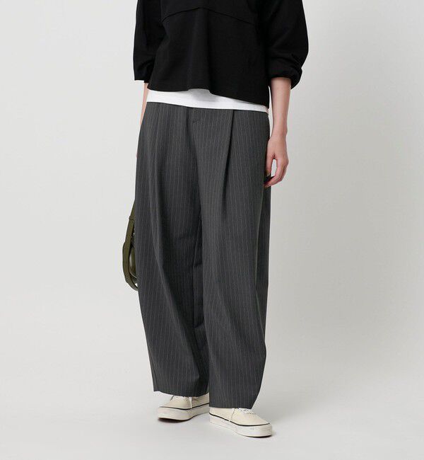 BEAUTY&YOUTH UNITED ARROWS「ポリエステルブレンド カーブパンツ」|スラックス|