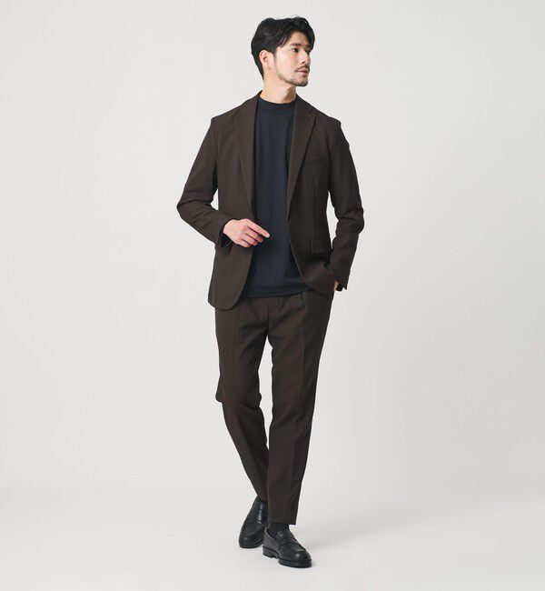 BEAUTY&YOUTH UNITED ARROWS「【WEB限定 WARDROBE SMART】LANATEC セットアップ/背抜きジャケット＆イージーパンツ」|スーツ|
