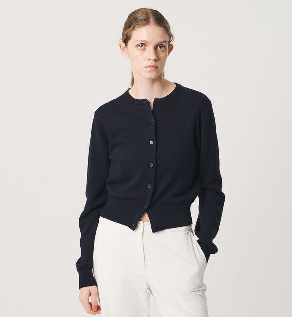 ATTISESSION「＜ATTISESSION＞ニットカーディガン」|カーディガン|NAVY