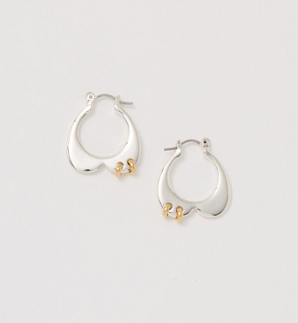BEAUTY&YOUTH UNITED ARROWS「＜LAPUIS＞Plate Heart ピアス」|ピアス|
