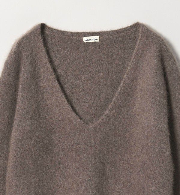 STEVEN ALAN「＜Steven Alan＞オーストラリアン ウール ミックス Vネック ニット」|ニット・セーター|