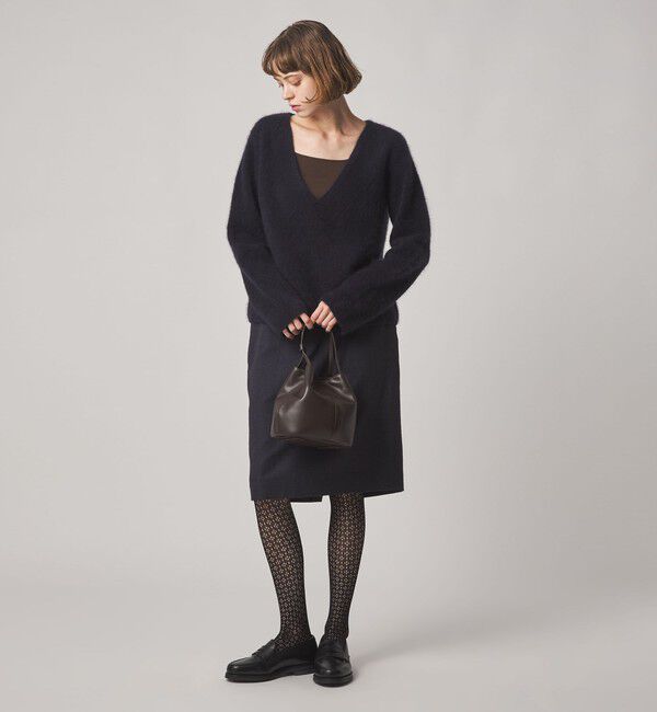 STEVEN ALAN「＜Steven Alan＞オーストラリアン ウール ミックス Vネック ニット」|ニット・セーター|