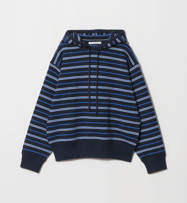 BEAUTY&YOUTH UNITED ARROWS「コットンウールブレンド ソリッド＆ボーダーニットフーディ ウォッシャブル」|ニット・セーター|その他1